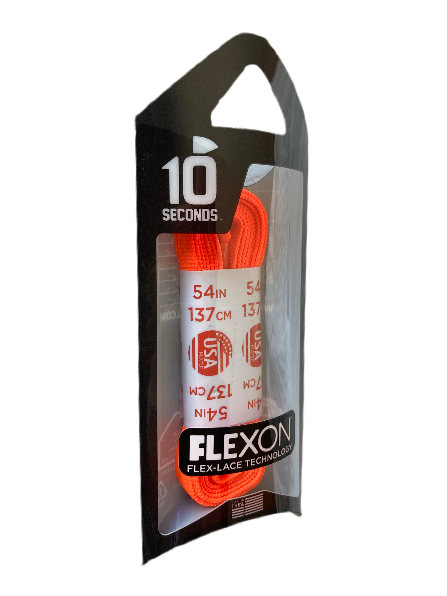10 Seconds ® Flexon ™ Laces | Neon Orange