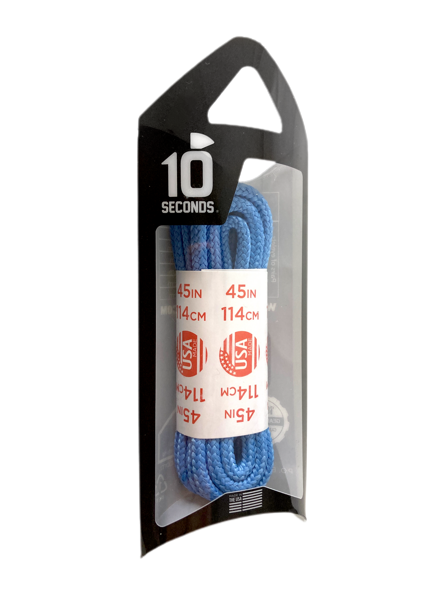 10 Seconds ® Athletic Round Laces | Columbia Blue