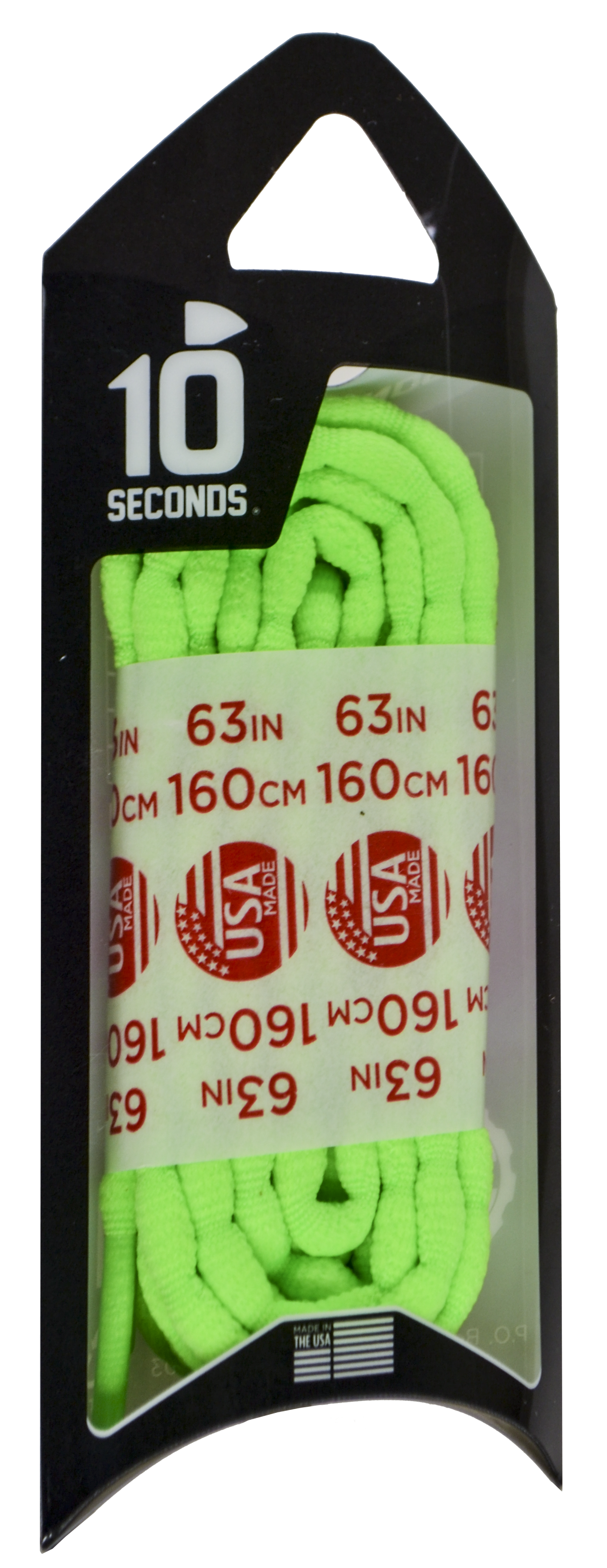 10 Seconds ® Athletic Bubble Laces | Neon Green