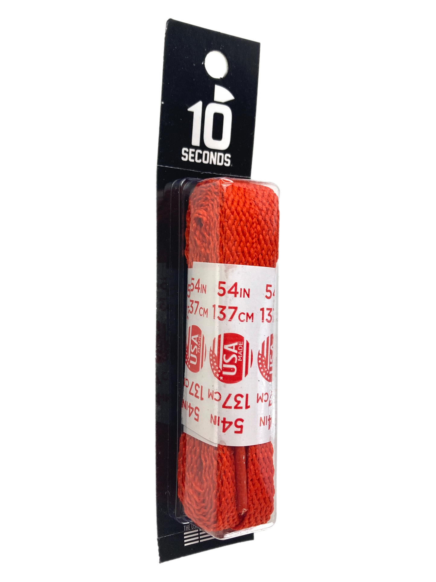 10 Seconds ® All-Pro ® Athletic Flat Laces | Burnt Orange [Blister Pack]