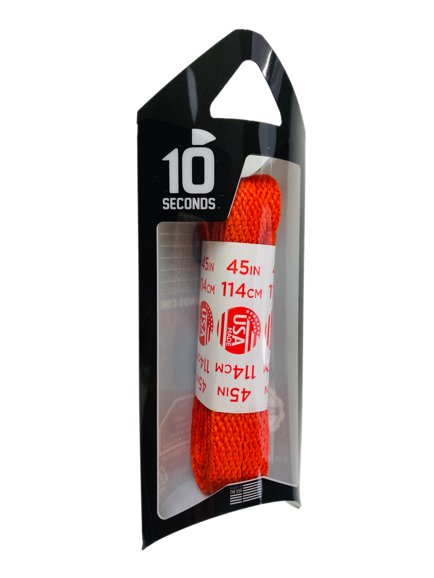 10 Seconds ® All-Pro ® Athletic Flat Laces | Burnt Orange