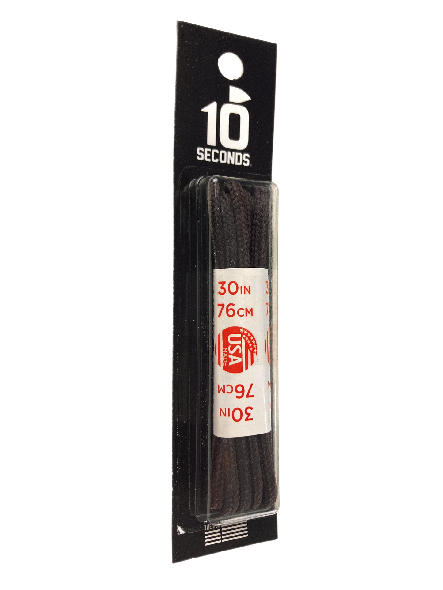 10 Seconds ® Round Dress Laces | Waxed Brown
