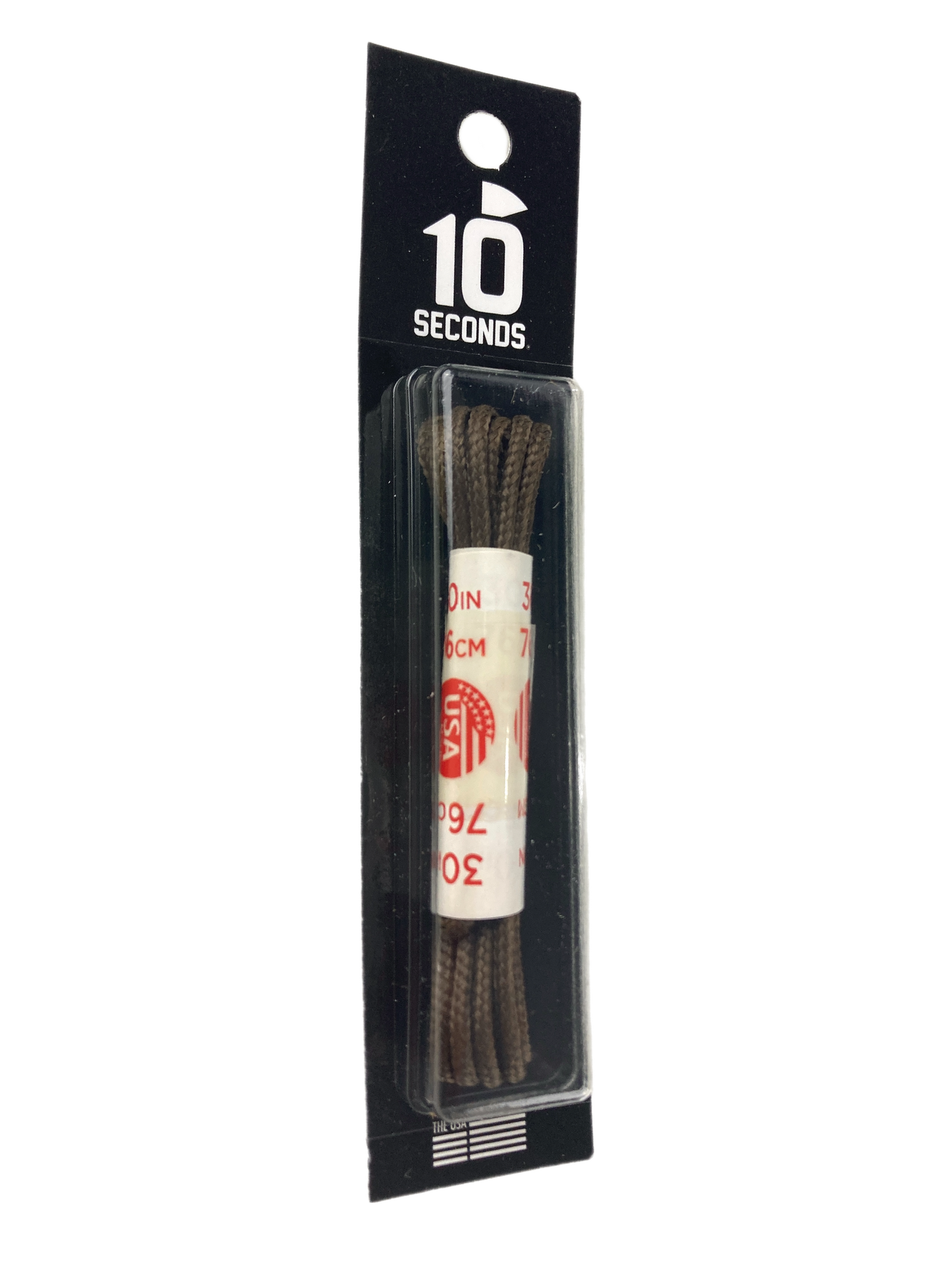 10 Seconds ® Round Dress Laces | Waxed Brown