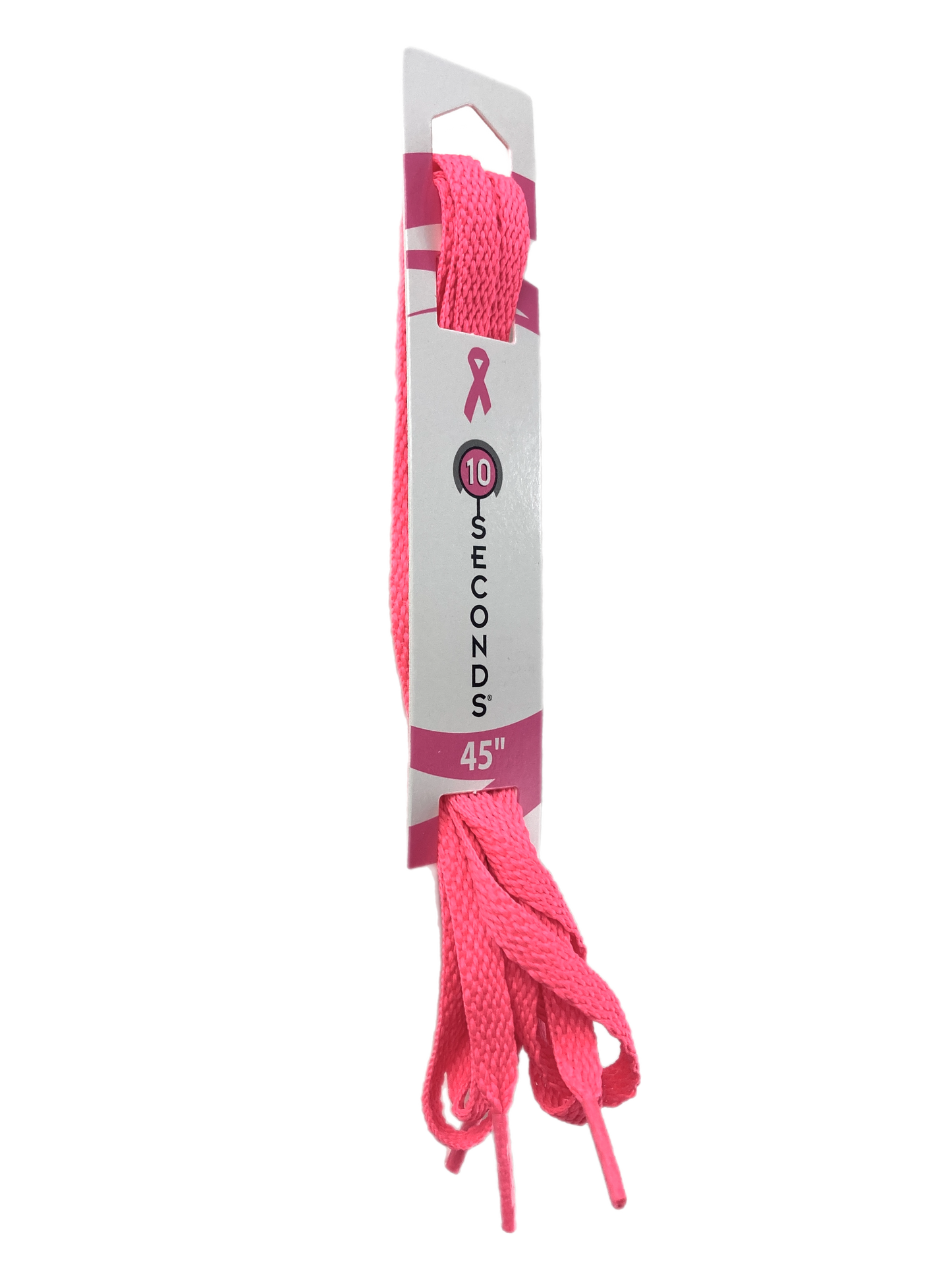 10 Seconds ® Athletic Flat Laces | Neon Pink