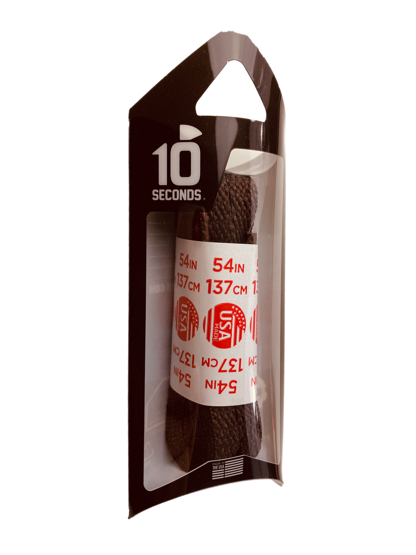 10 Seconds ® All-Pro ® Athletic Flat Laces | Brown