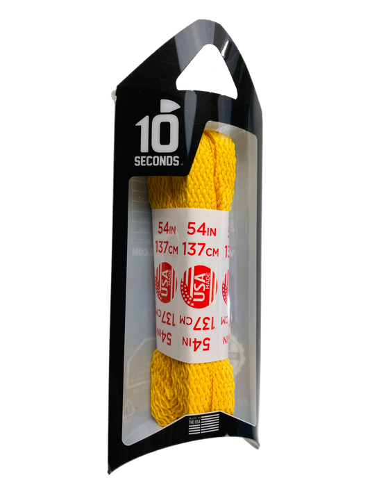 10 Seconds ® All-Pro ® Athletic Flat Laces | Gold