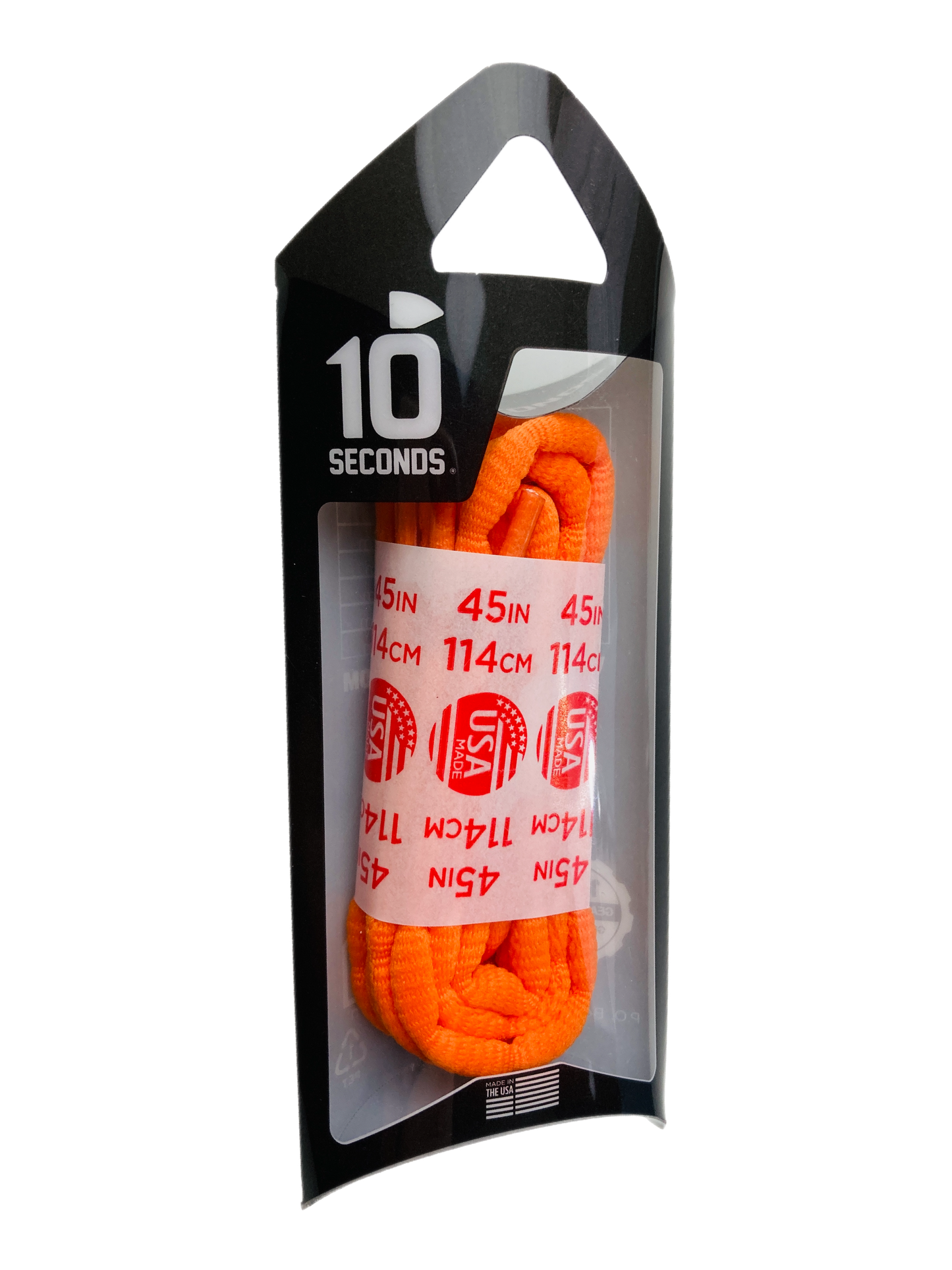 10 Seconds ® Athletic Bubble Laces | Orange