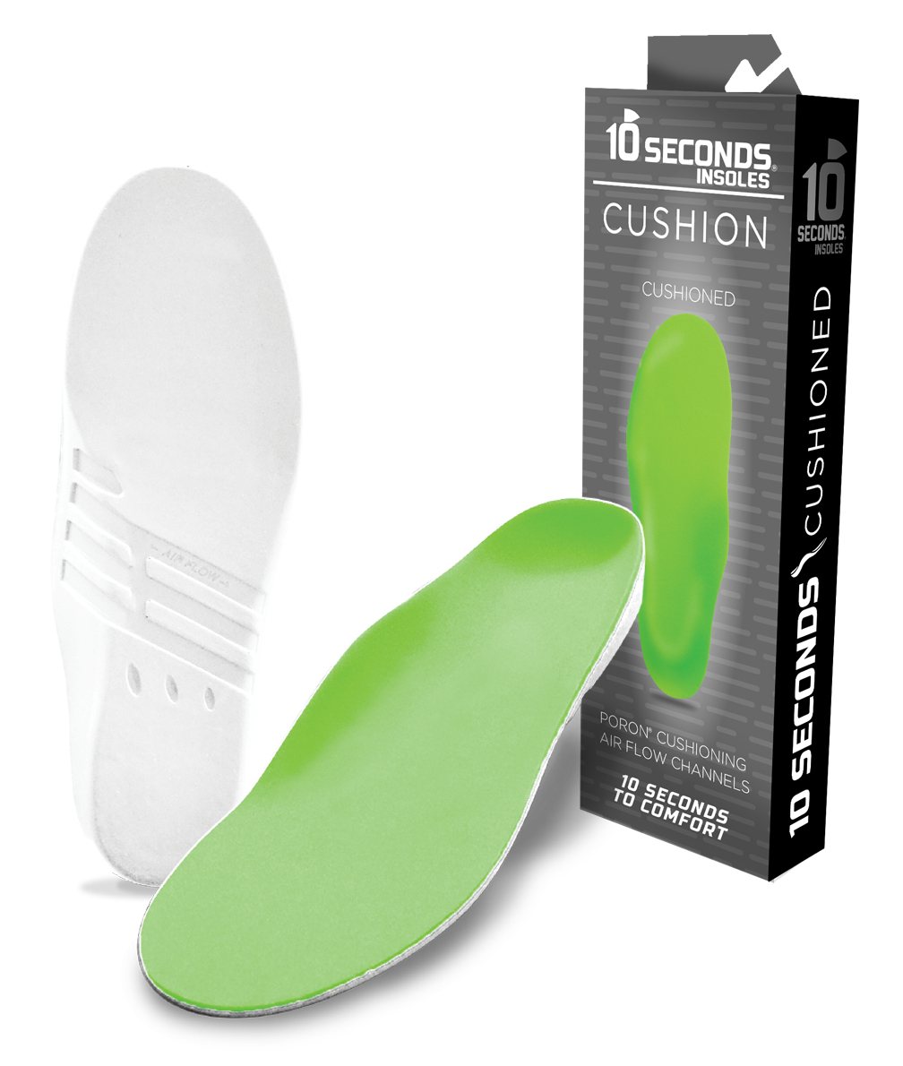 10 Seconds ® Cushion Insoles | Green
