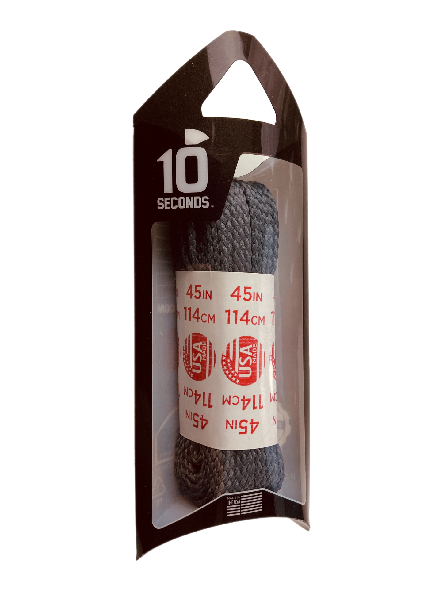10 Seconds ® Athletic Flat Tubular Laces | Sky Grey