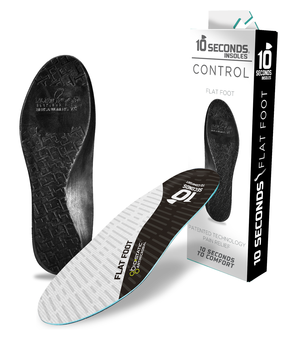 10 Seconds ® Flat Foot Supportive Insoles