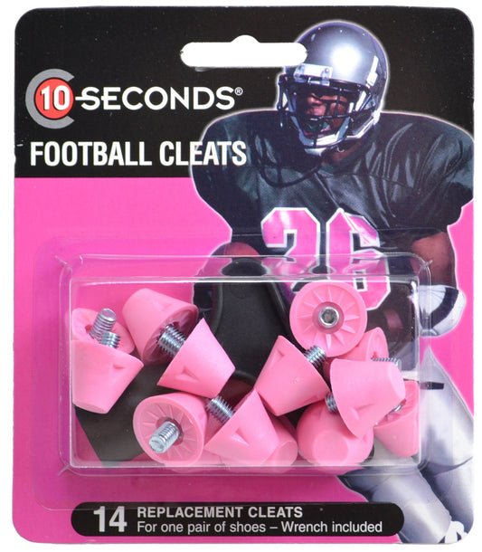 10 Seconds ® Football Cleats 1/2" | Light Pink