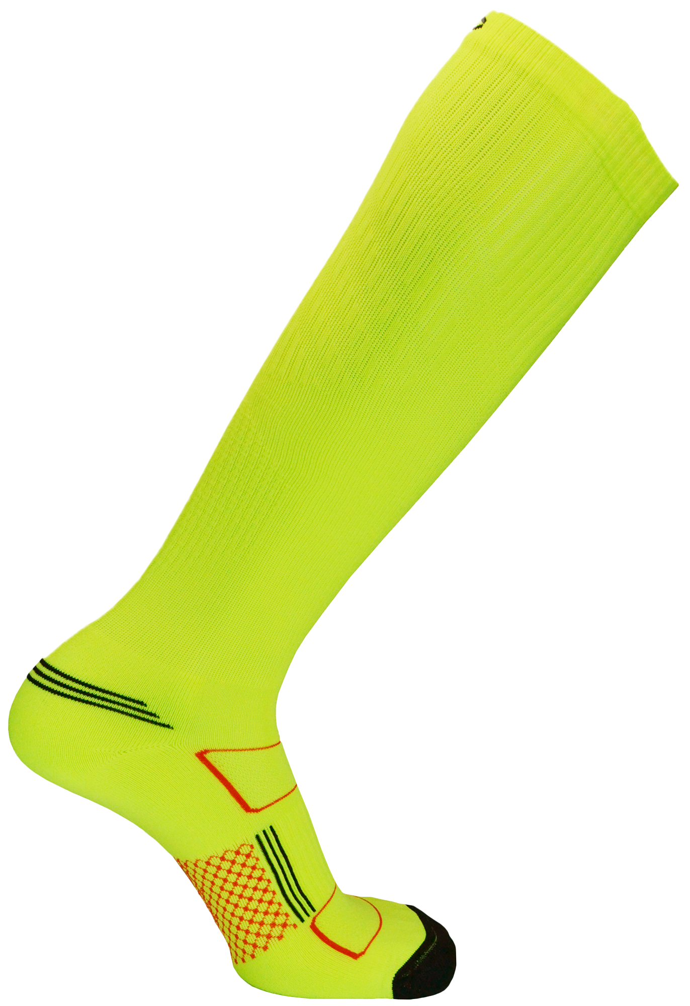 2ndWind Compression Socks Safety Yellow Tenseconds