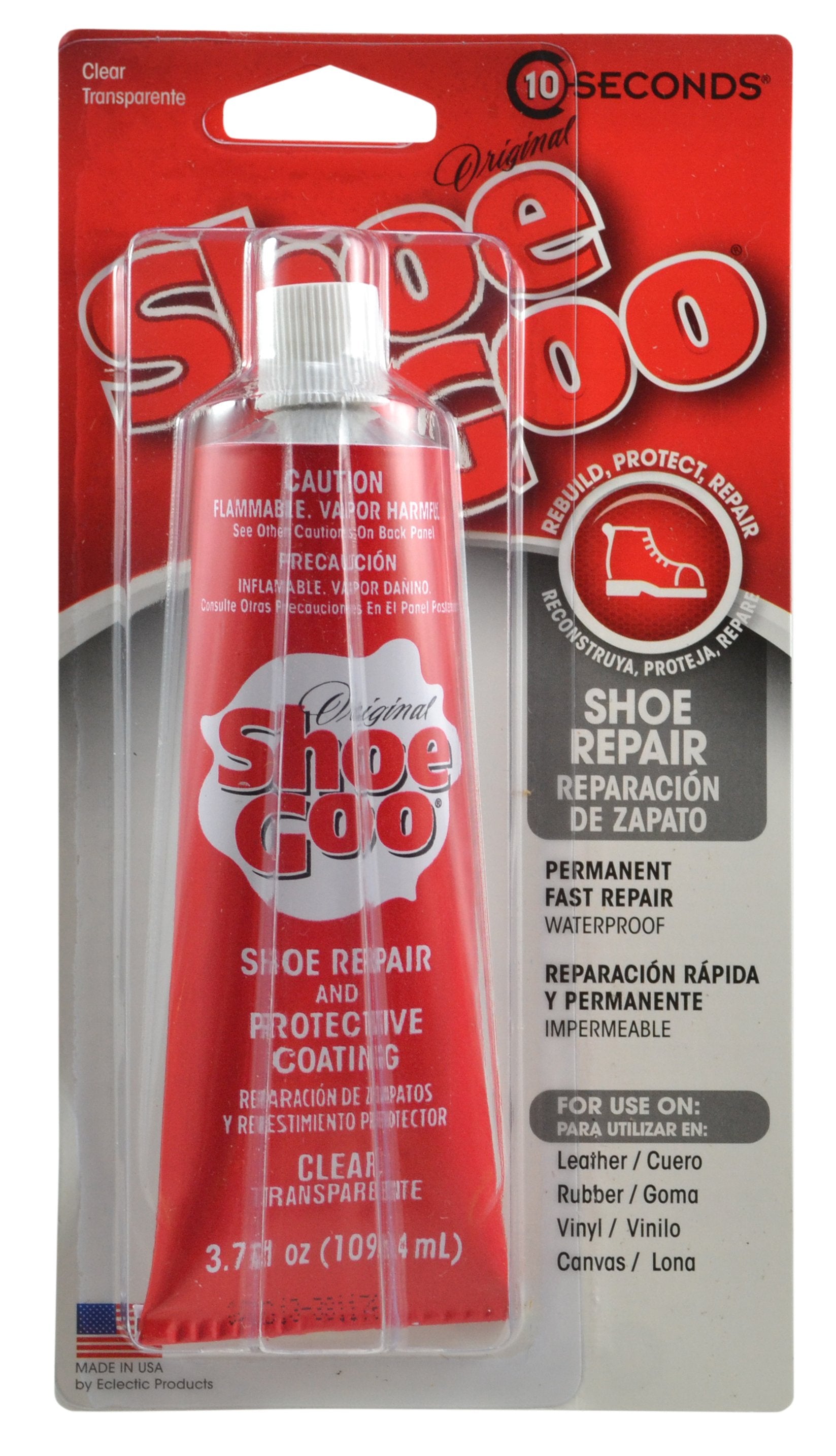 Clear Shoe Goo Repair Adhesive - Fixes Worn Shoes, Malaysia