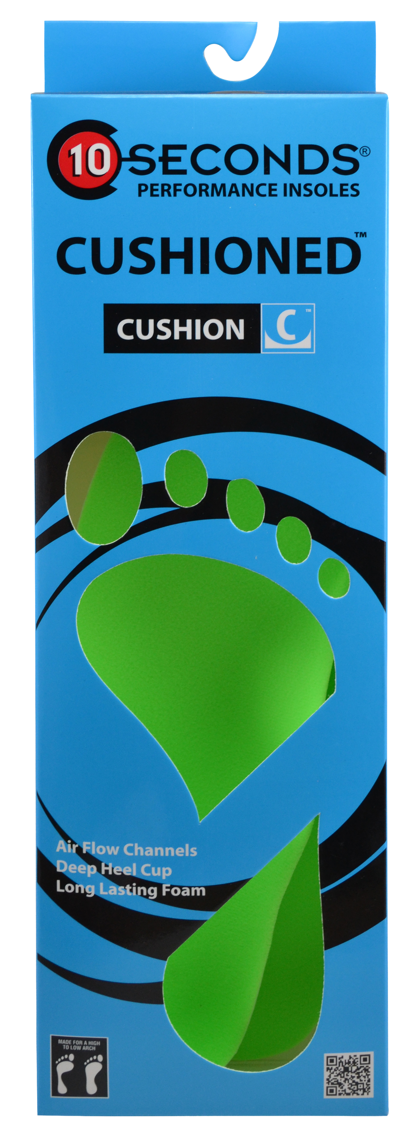 10 Seconds® Classics Cushioned™ Performance Insoles - NOS