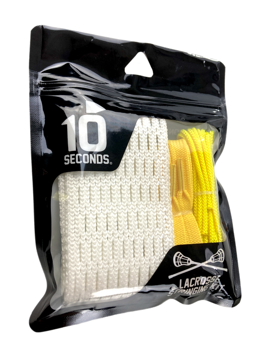 10 Seconds ® Proline Lacrosse Stringing Kit | Triple Yellow