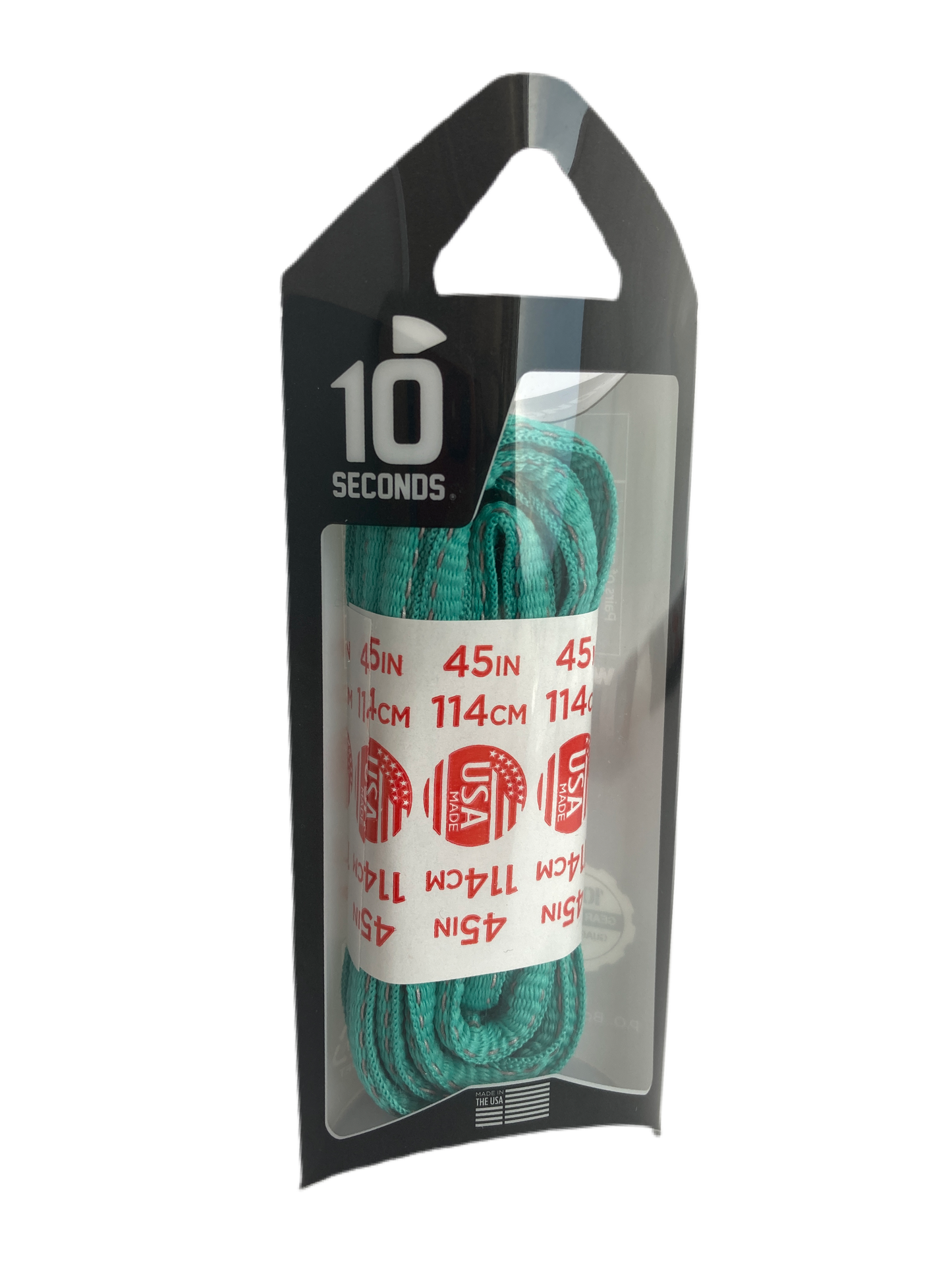 10 Seconds ® Reflexall ® Athletic Oval Laces | Electric Green Reflective