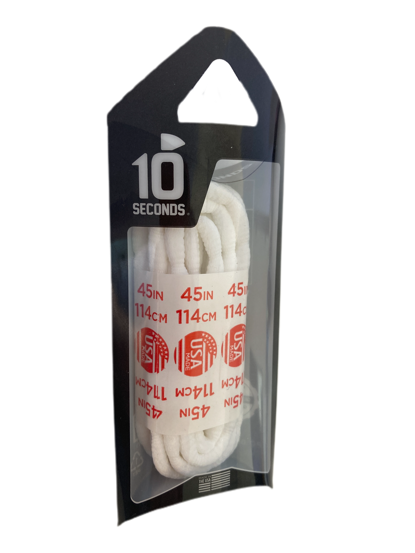 10 Seconds ® Athletic Bubble Laces | White