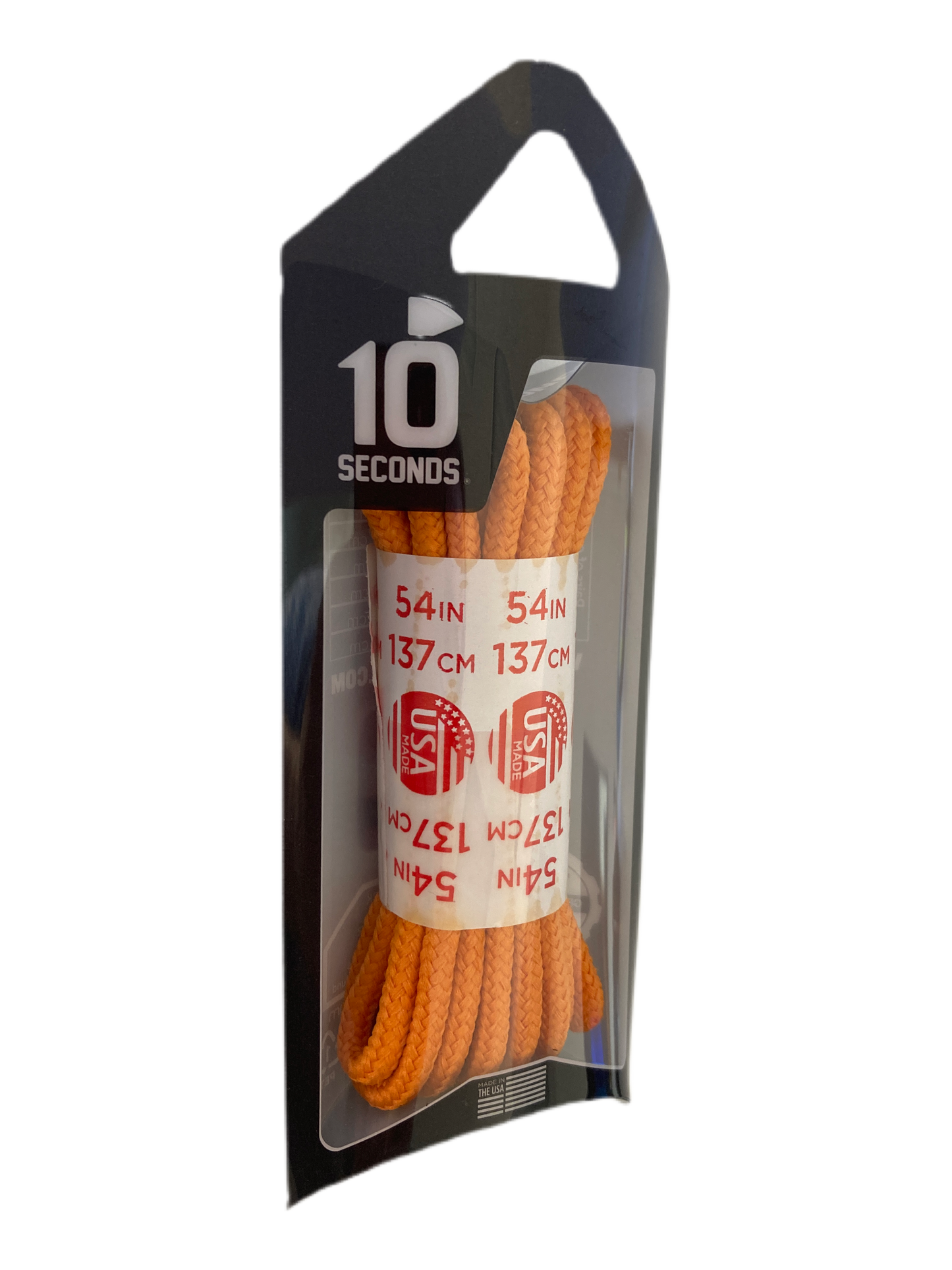 10 Seconds ® Athletic Round Laces | Oliver Orange