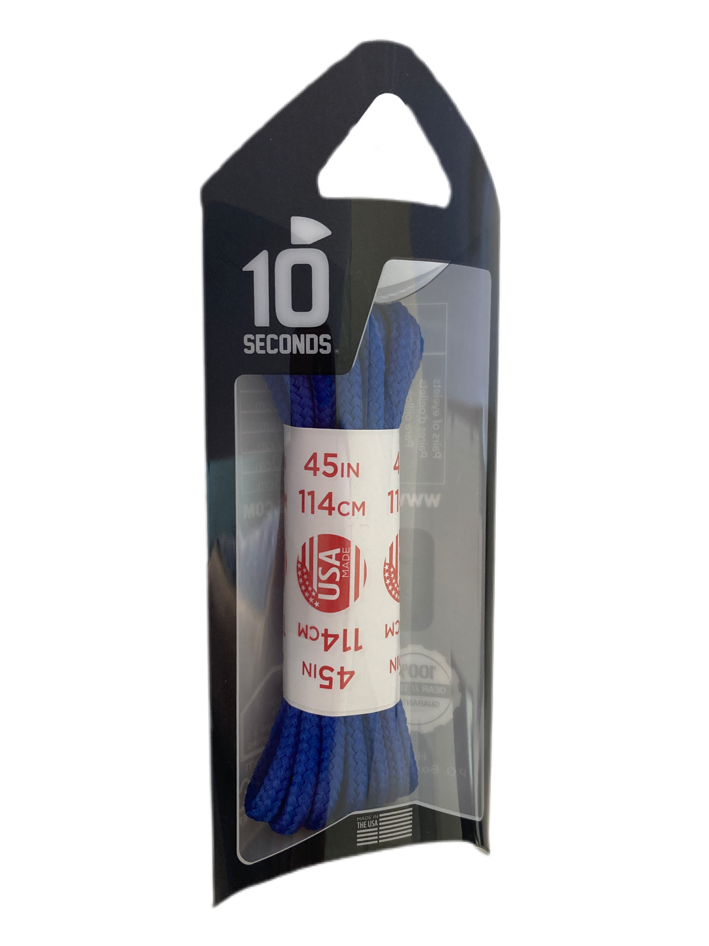 10 Seconds ® Athletic Round Laces | Royal Blue