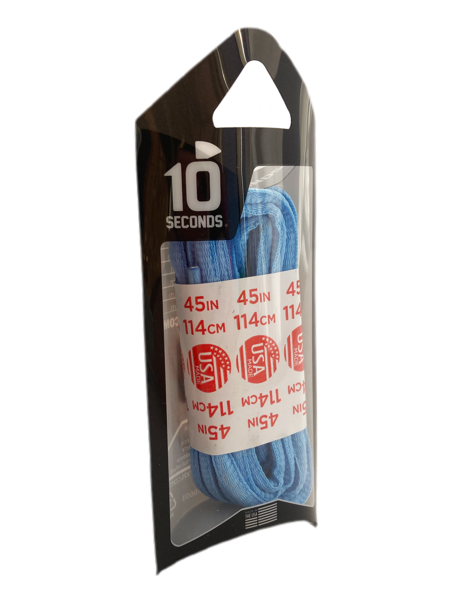 10 Seconds ® Athletic Oval Laces | Carolina Blue