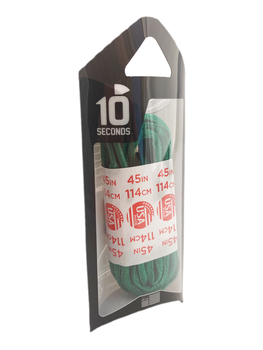 10 Seconds ® Athletic Oval Laces | Neon Green