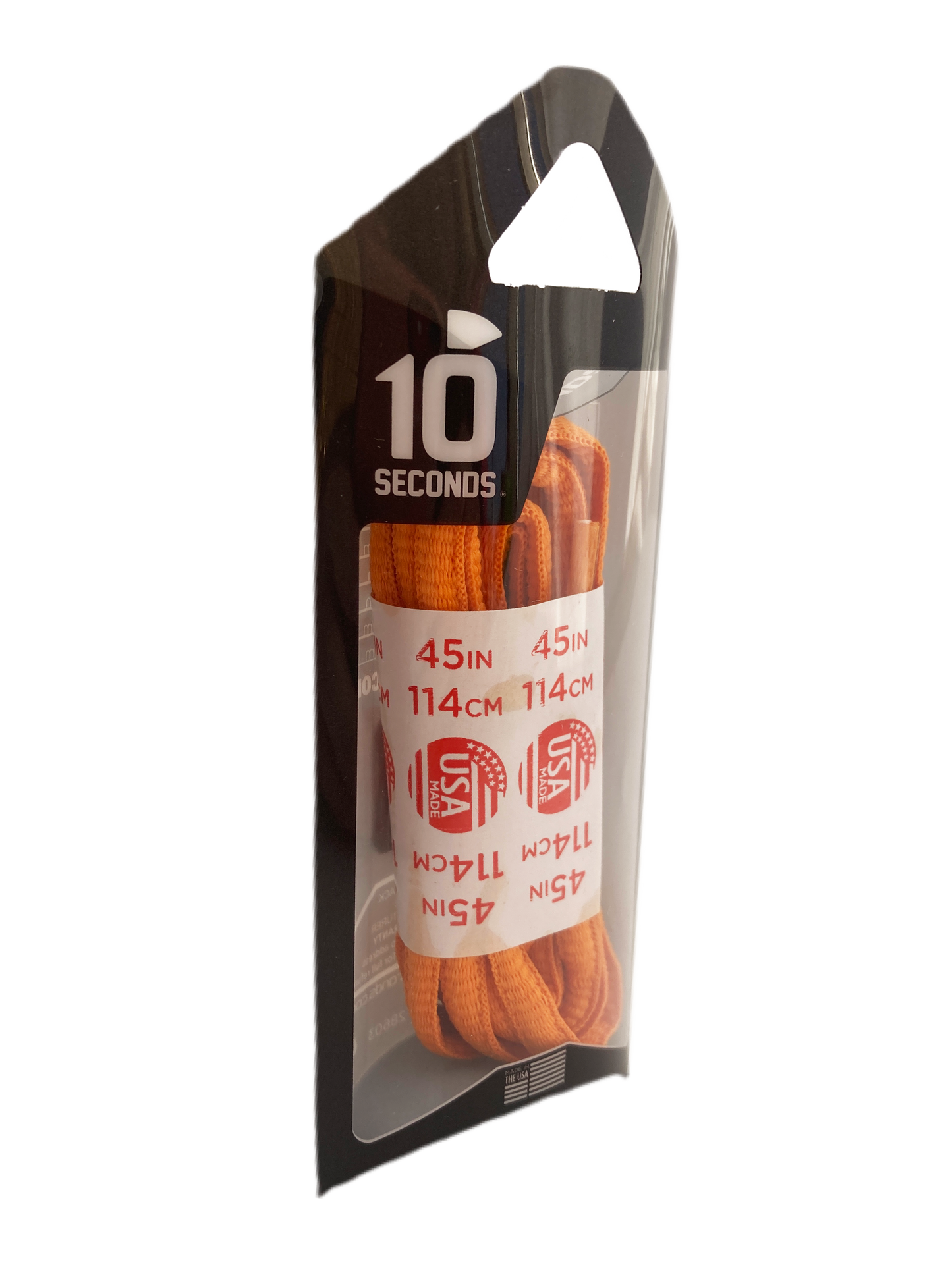 10 Seconds ® Athletic Oval Laces | Oliver Orange
