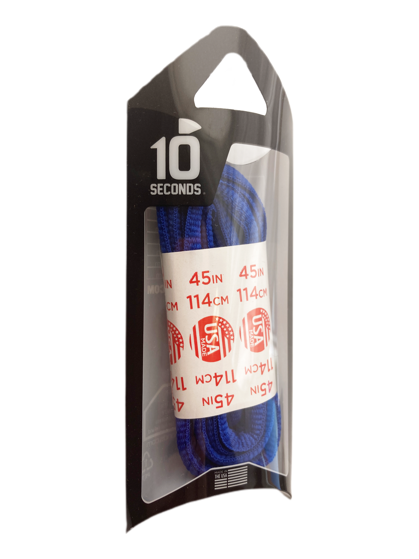 10 Seconds ® Athletic Oval Laces | Royal Blue