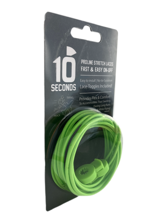 10 Seconds ® Proline MultiSport Stretch Lace | Neon Green