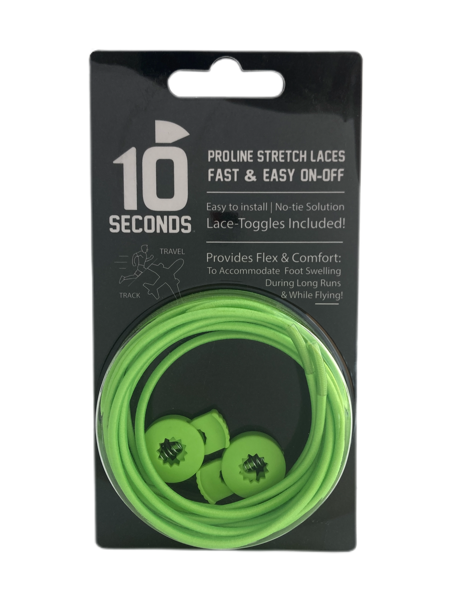 10 Seconds ® Proline MultiSport Stretch Lace | Neon Green