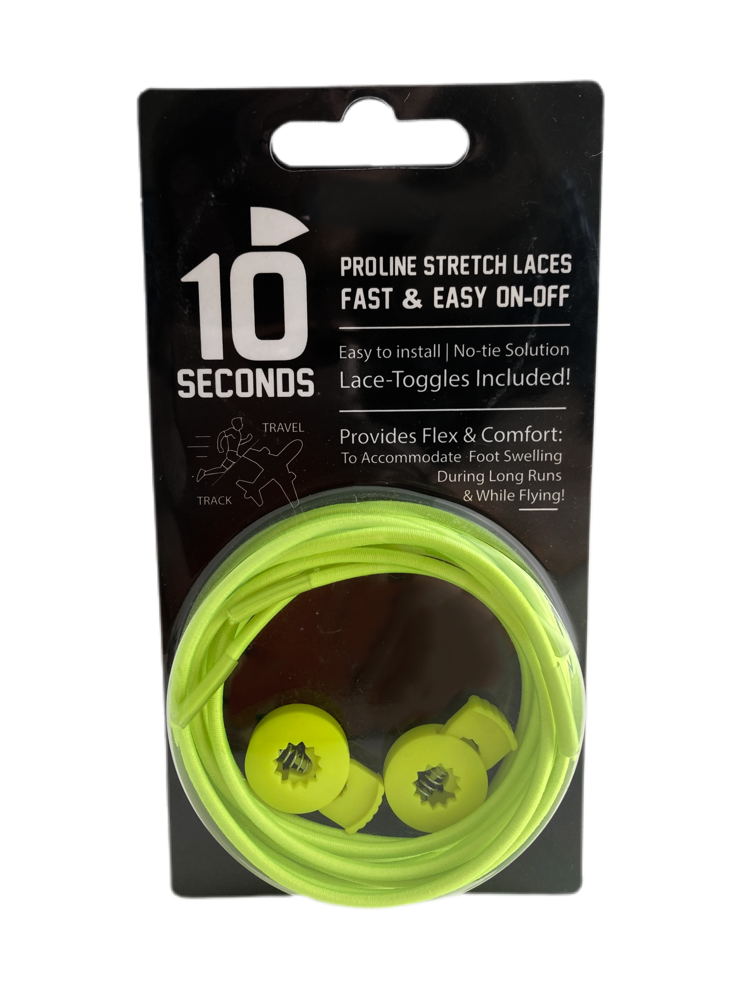 10 Seconds ® Proline MultiSport Stretch Lace | Neon Yellow