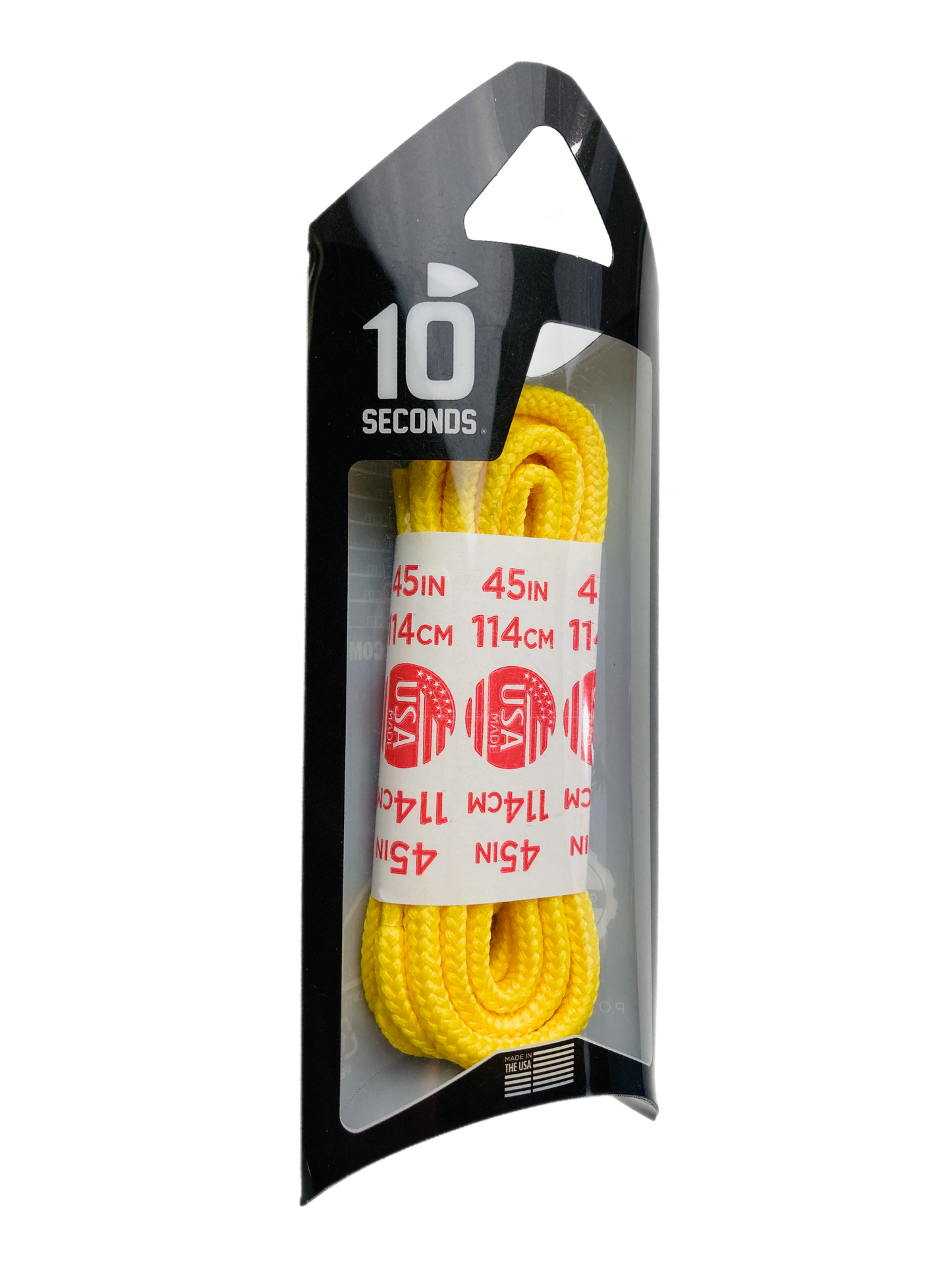 10 Seconds ® Athletic Round Laces | Yellow