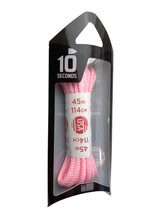 10 Seconds ® Athletic Round Laces | Pink