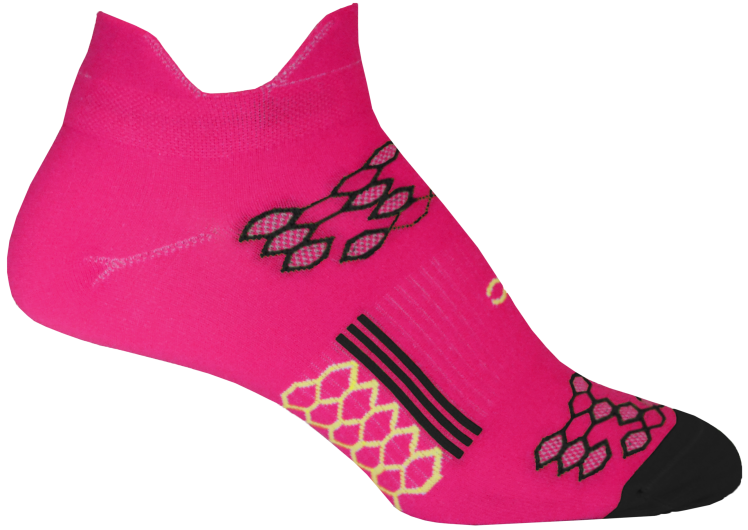 2ndWind® Double Tab Socks | Fuchsia