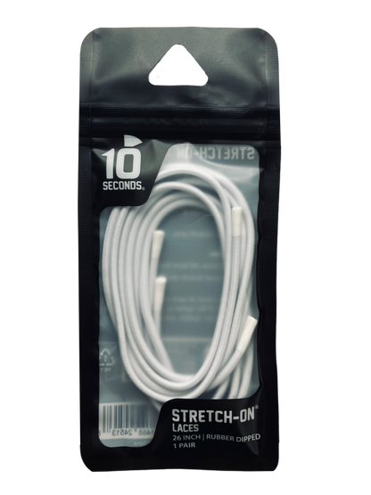 10 Seconds ® Stretch-On™ Lace | White - Rubber Dipped Tip