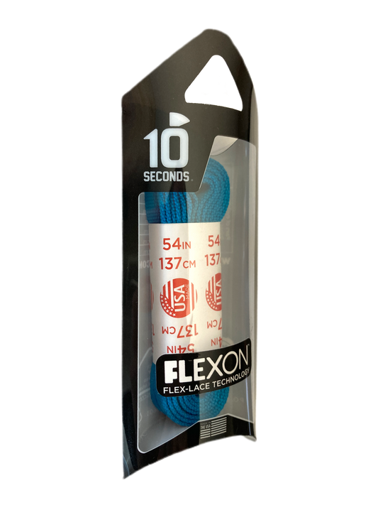 10 Seconds ® Flexon ™ Laces | Neon Blue