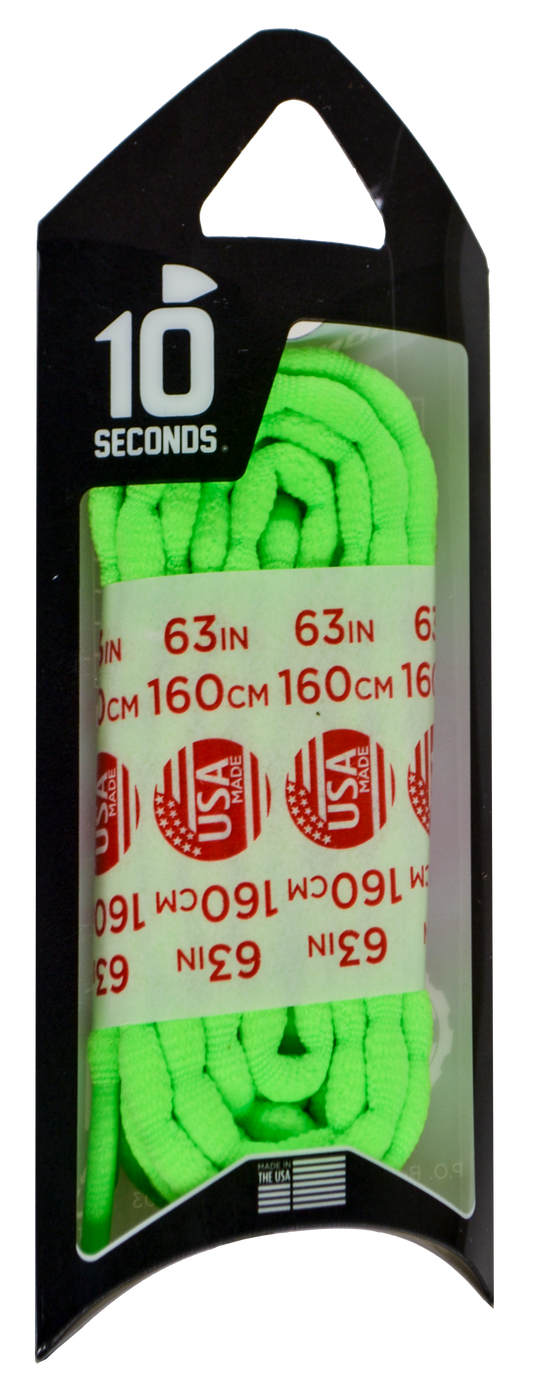 10 Seconds ® Athletic Bubble Laces | Neon Green