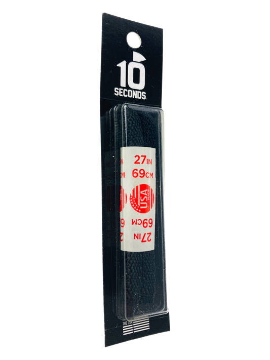 10 Seconds ® Flat Dress Laces | Black