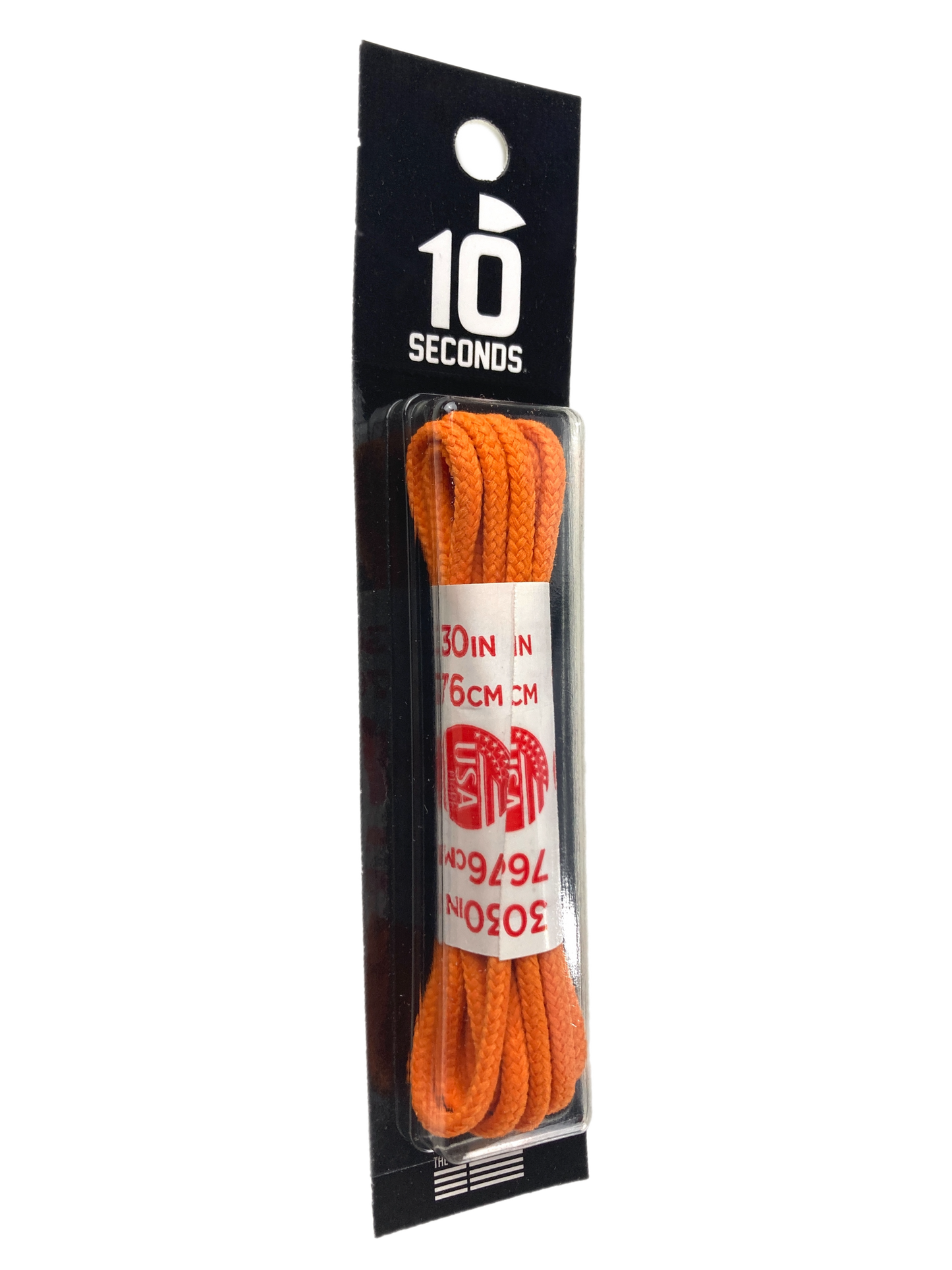 10 Seconds ® Round Dress Laces | Waxed Olivier Orange