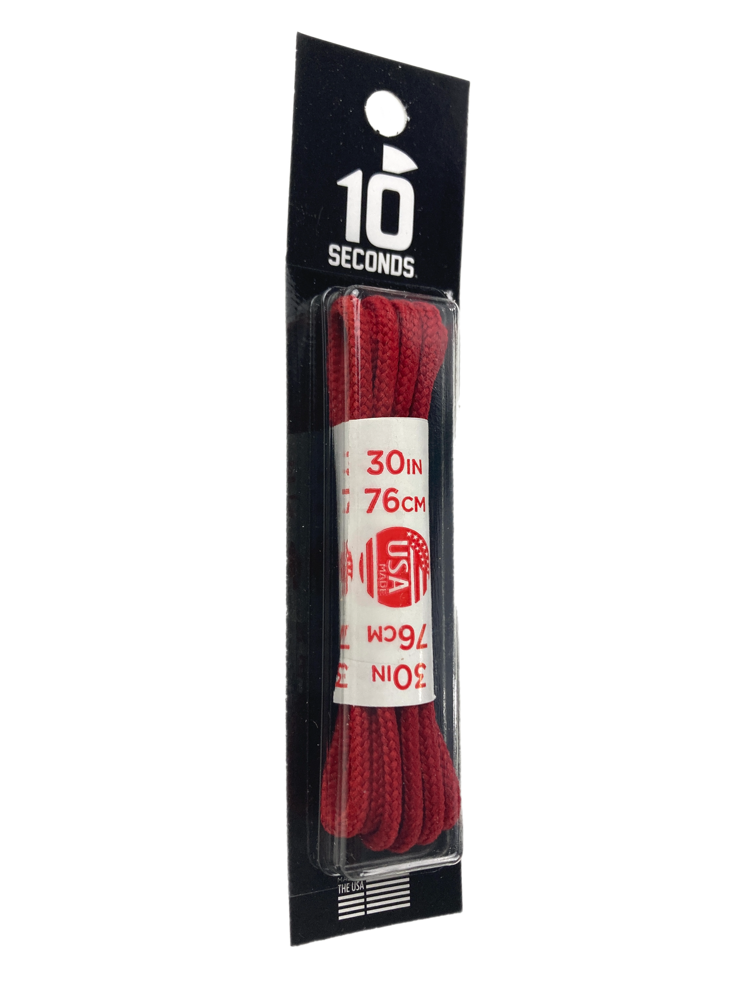 10 Seconds ® Round Dress Laces | Waxed Red