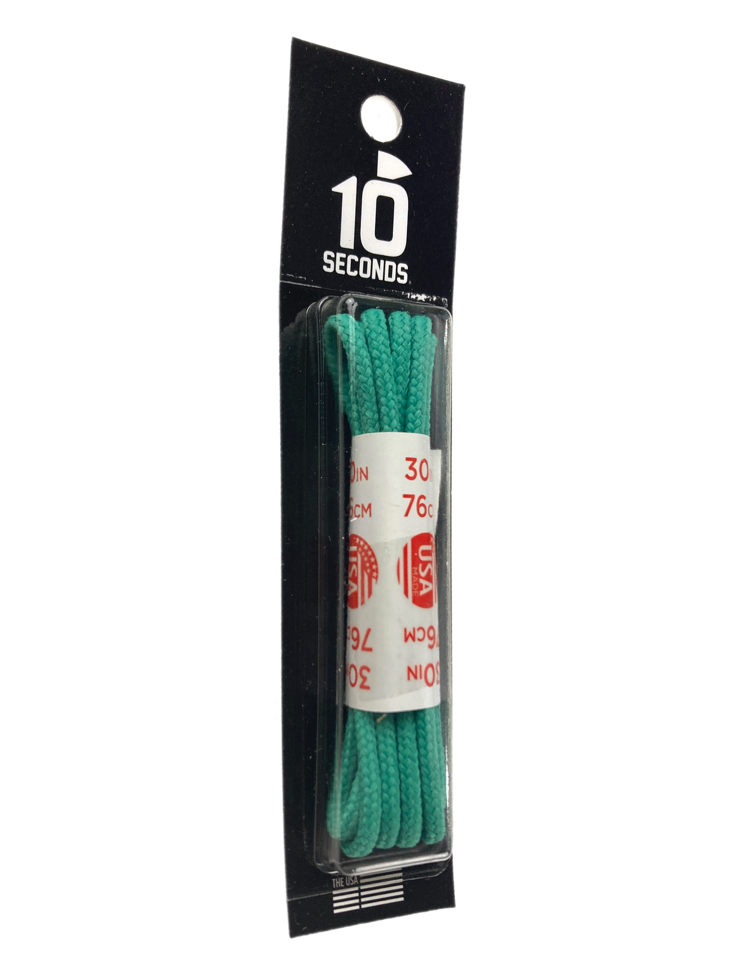 10 Seconds ® Round Dress Laces | Waxed Electric Green