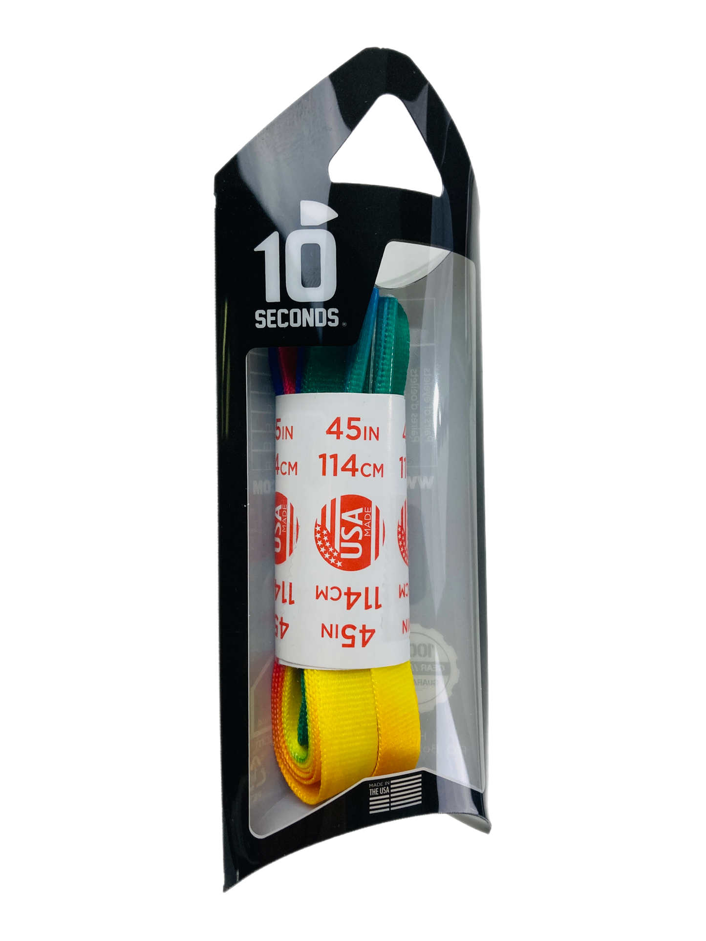 10 Seconds ® Athletic Printed Laces | Tie-Dyed Multi-Color