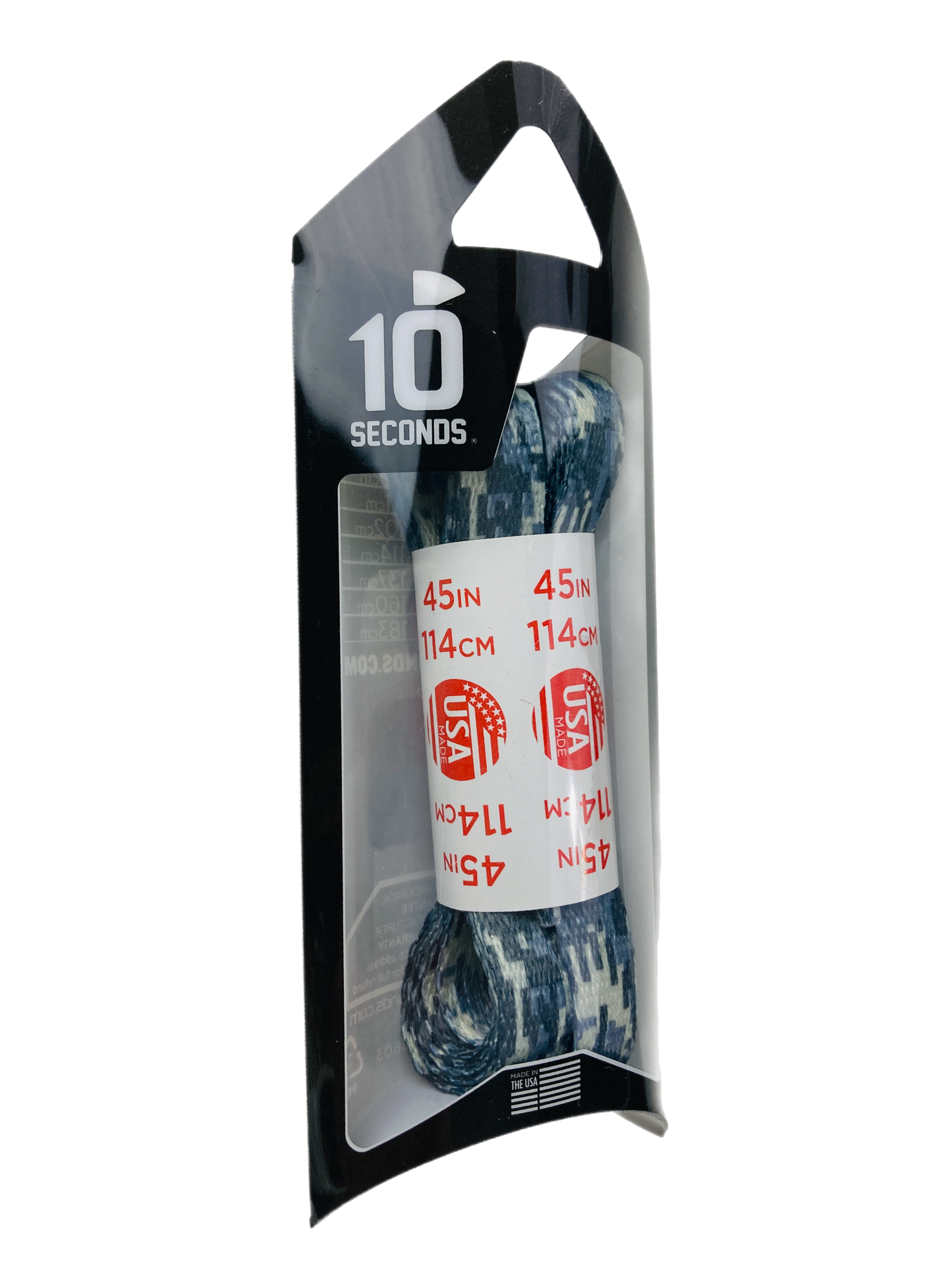 10 Seconds ® Athletic Printed Laces | Grey/Cool Grey/Green Camo
