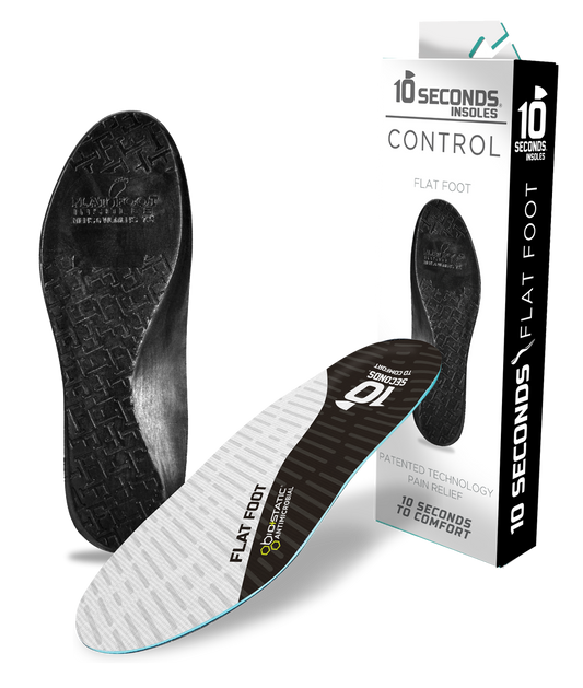 10 Seconds ® Flat Foot Supportive Insoles