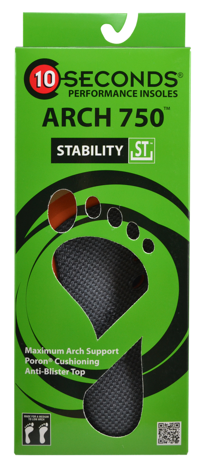 10 Seconds® Classics Arch 750™ Performance Insoles - NOS (DISCONTINUED)