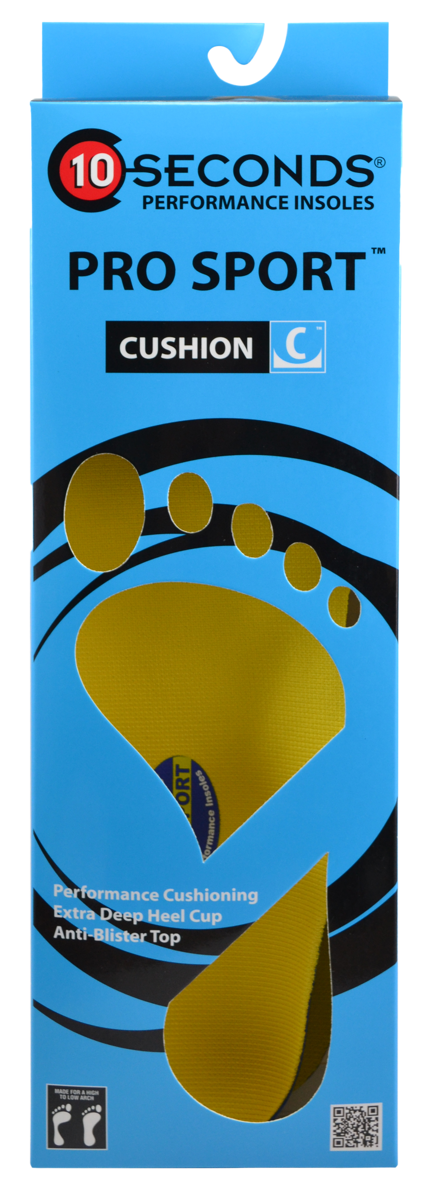 10 Seconds® Classics Pro Sports™ Performance Insoles - NOS