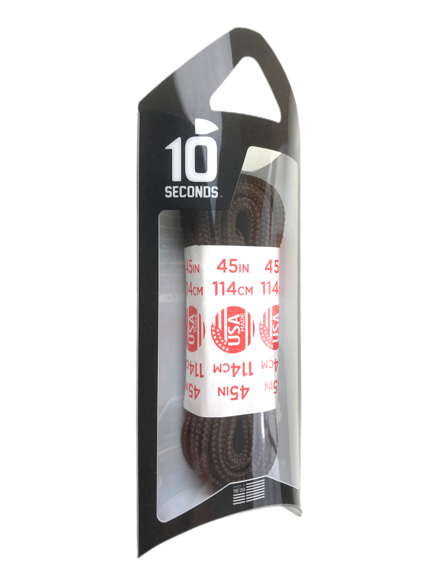 10 Seconds ® Athletic Hiker Laces | Brown