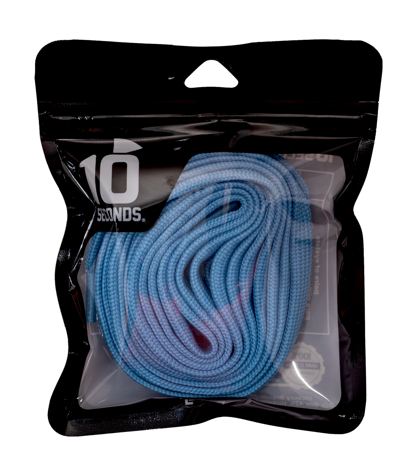 10 Seconds ® Hockey / Skate / Lacrosse Lace | Columbia Blue