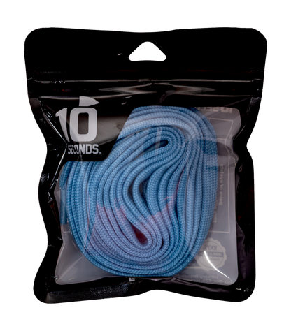 10 Seconds ® Hockey / Skate / Lacrosse Lace | Columbia Blue