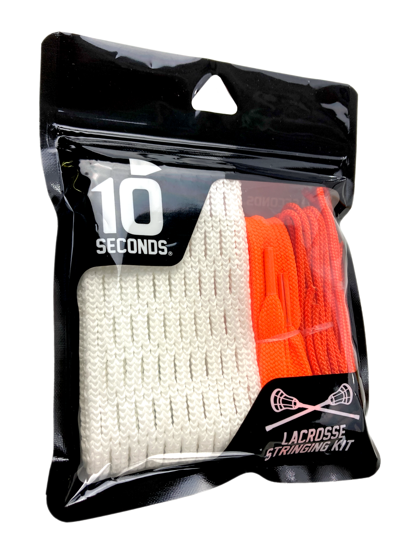 10 Seconds ® Proline Lacrosse Stringing Kit | Triple Orange