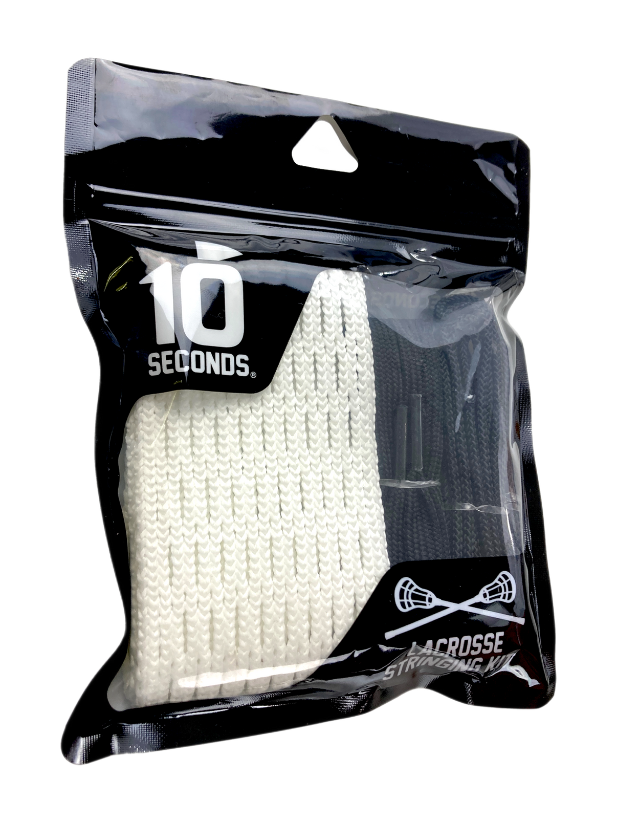 10 Seconds ® Proline Lacrosse Stringing Kit Triple Black Tenseconds